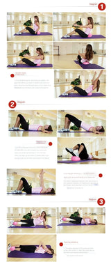 Pilates ball, yoga for balance exercises