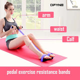 Abdominal training for yoga, with pedals, tension rope
