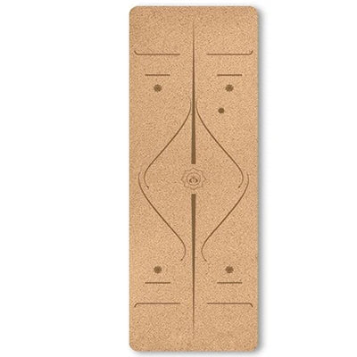 cork yoga mat, non-slip, double-sided and highly elastic