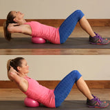 Pilates ball, yoga for balance exercises