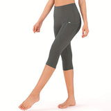 Women's Capri Leggings, High Waist, Yoga, Fitness