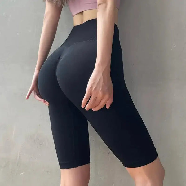 Women's short leggings, yoga, high waist, sports, gym