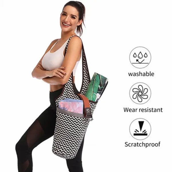 Portable Yoga Mat Bag, Fashionable Shoulder Bag